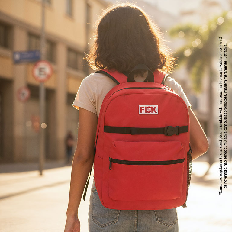 Super November Fisk: matriculou, ganhou uma mochila exclusiva!