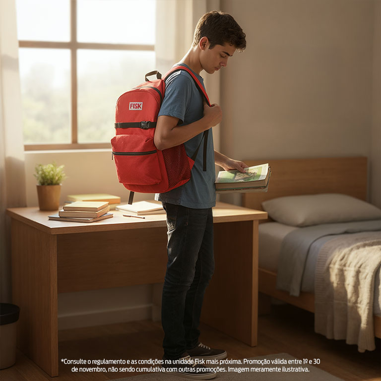 Super November Fisk: matriculou, ganhou uma mochila exclusiva!