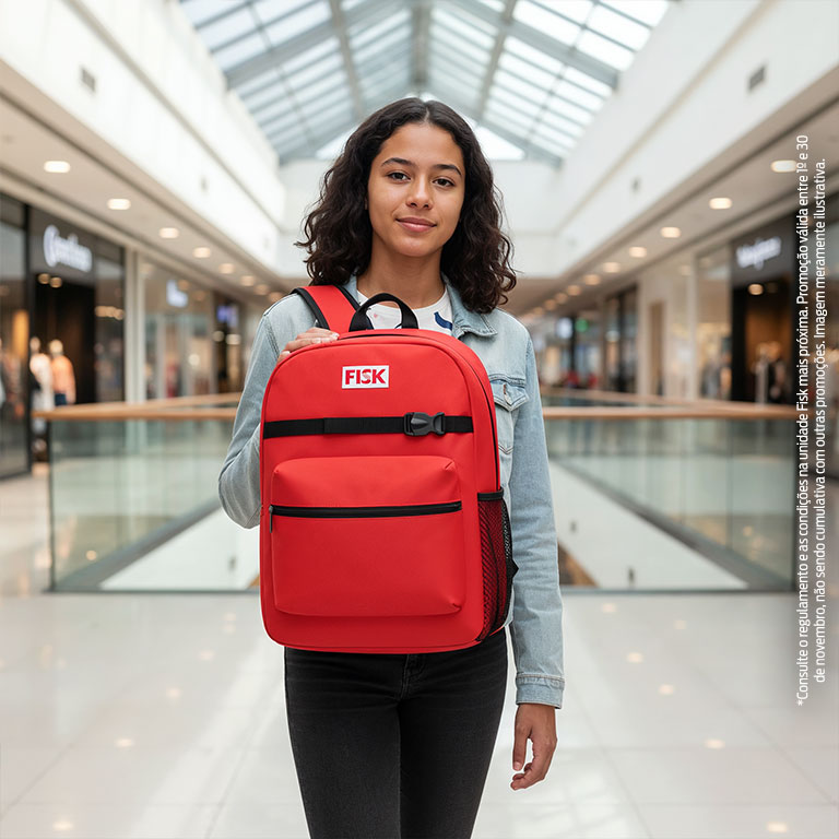 Super November Fisk: matriculou, ganhou uma mochila exclusiva!